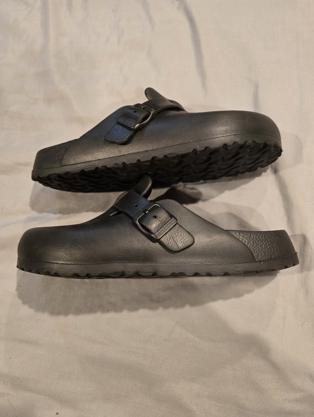 Birkenstock Unisex Boston Eva Clog Black Size Mens 5/Womens 7 - Picture 6 of 10